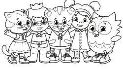 Daniel the tiger coloring book