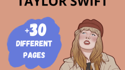 Taylor swift coloring book