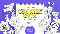 90's cartoons stoner coloring book