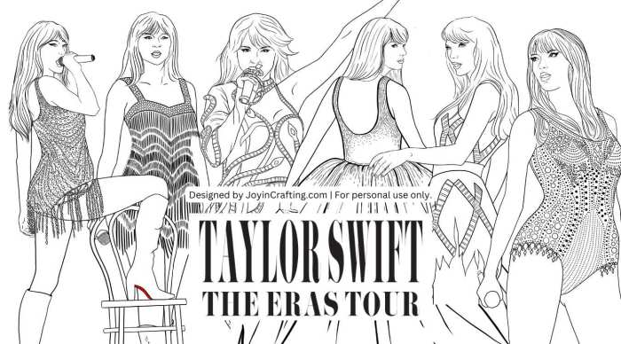 Taylor swift coloring book