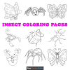 A to Z Bug Facts Coloring Book